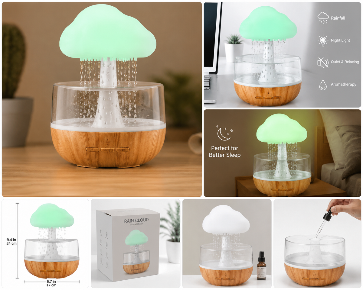 Cloud Rain Humidifier