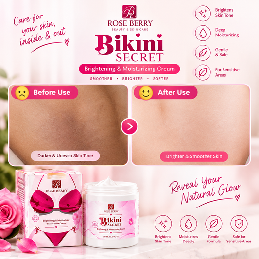 Rose Berry - Bikini Secret Brightening & Moisturizing Cream