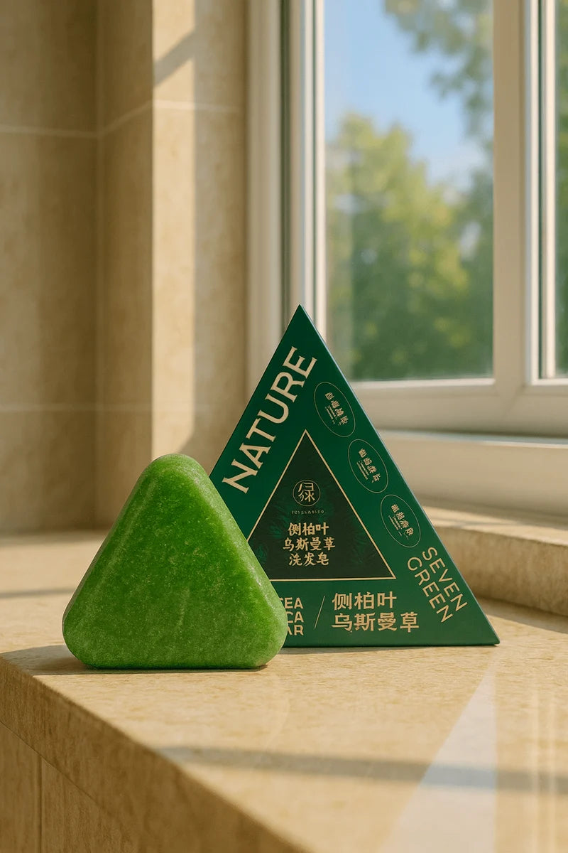 Nature Herbal Triangle Green Soap